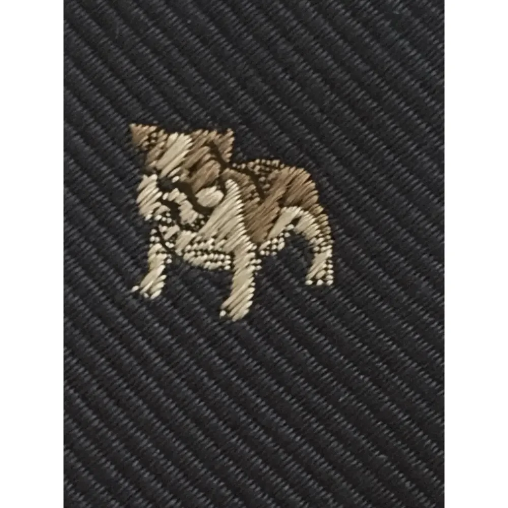 J Crew Bulldogs Tie 100% Silk Navy Blue Yale Dogs Boys Crewcuts Preppy